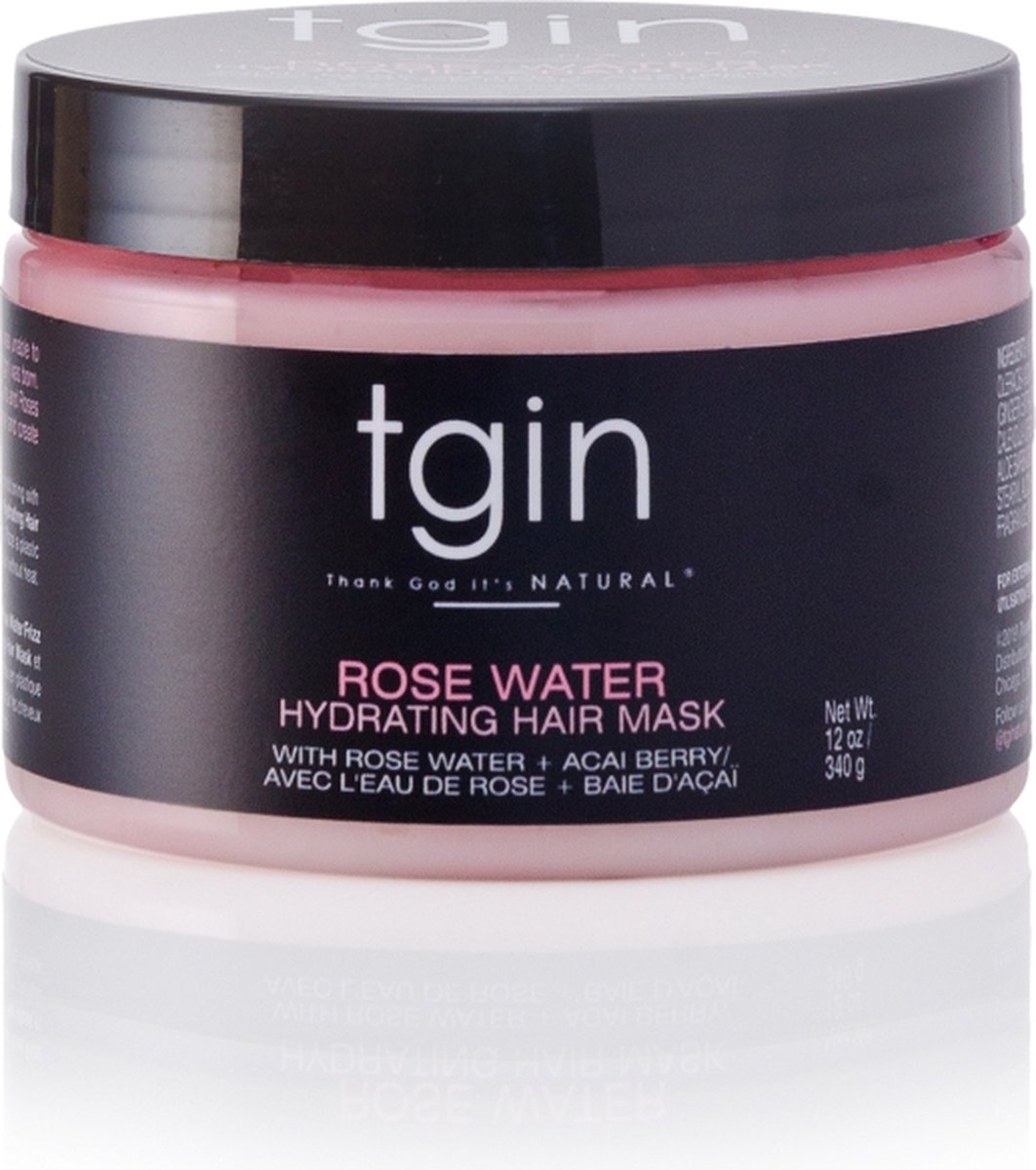 Tgin Rose Water Hydrating Hair Mask (12oz/340g)