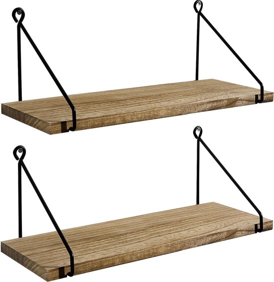 SHOP YOLO - Stabiele plank voor presentatie - voor woonkamer/badkamer/Wandplanken/rekken