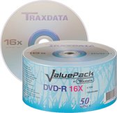 Traxdata Valuepack DVD-R  4,7GB 16x Spindle