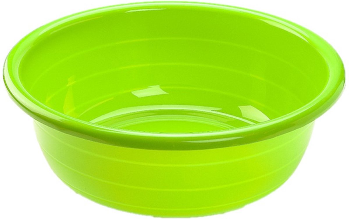 Goedkoopste Plasticforte Teiltje - 30 liter - rond - groen - afwasbak - 57 x 19 cm - afwasteil