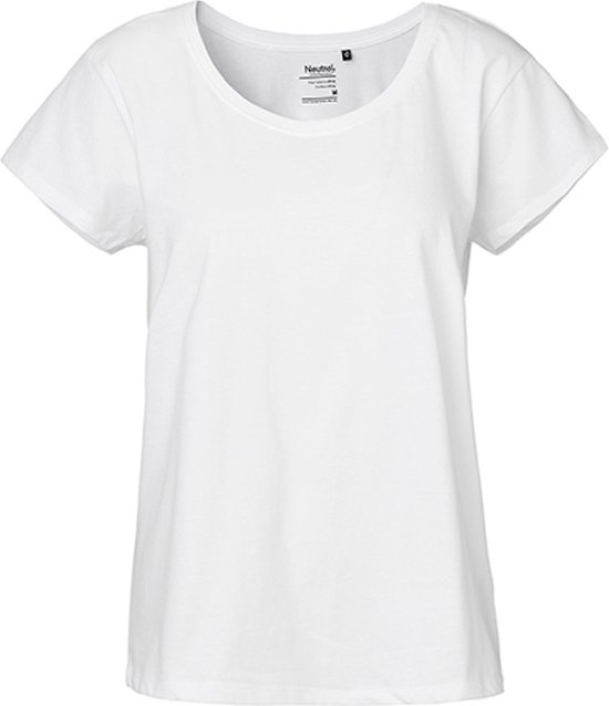 Ladies´ Loose Fit T-Shirt met ronde hals White - XS