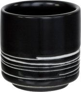 Gobelet à Saké Zwart/ Witte - Black Maru - 4.5 x 5cm 50ml