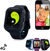 GPSHorlogeKids - GPS horloge kind - smartwatch voor kinderen - 4G videobellen - GPS tracker - SOS-alarm - zaklantaarn - incl. simkaart - Base Zwart II