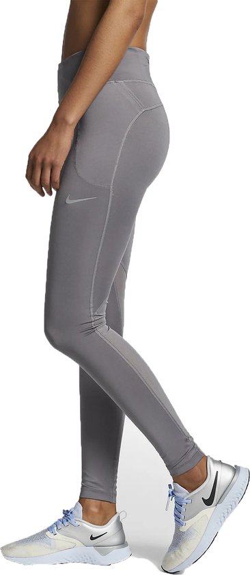 Nike Dames Sportlegging - Maat S - Grijs