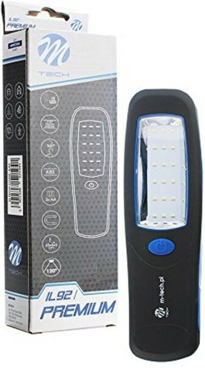 M-Tech Inspection - LED Inspectielamp - IL92 - 18 SMD LEDs - 3x AA Batterij