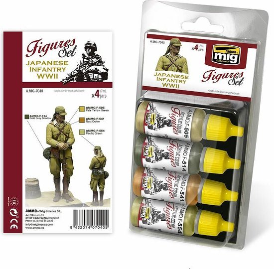 Ammo of mig Ensemble de figurines de camouflage Erbsenmuster P