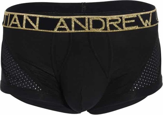 Andrew Christian Almost Naked Retro Mesh Boxer Black - MAAT M - Heren  Ondergoed -... | bol.