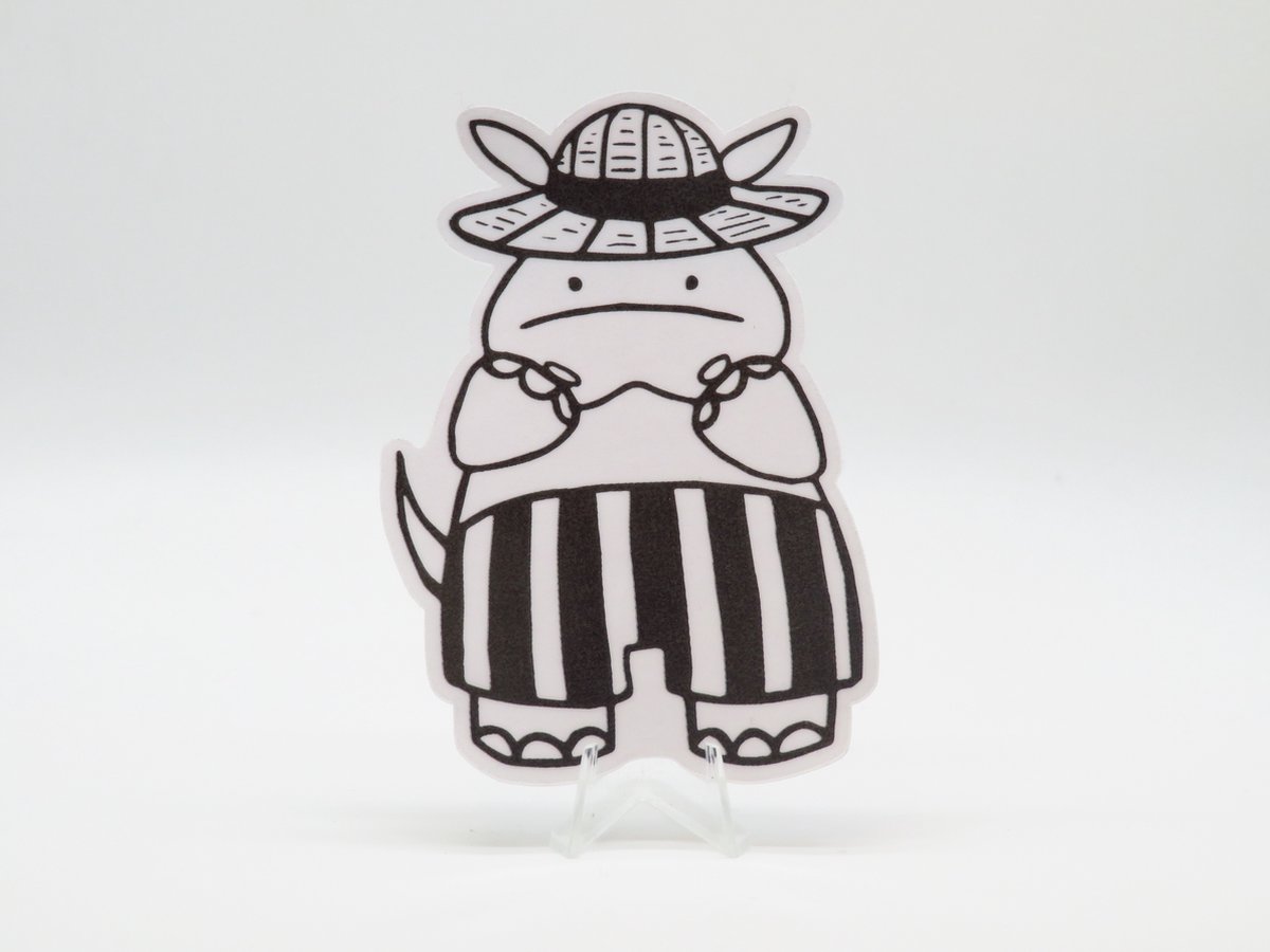 Schattige Nijlpaard Sticker - Dieren in het Dagelijks Leven | Vera's Arts & Dice | Schattige Stickers - Handgemaakte Stickers - Journaling - Bullet Journal - Scrapbooking - Leuke Stickers - Laptop Sticker - Telefoon Sticker