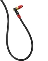 Lezyne ABS-1 Pro Braided Floor Pump Hose - Gevlochten slang - Geschikt voor HP pompen - Zwart/Rood