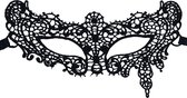 Miresa - Masque MM075 - Papillon vénitien - Masque yeux ouverts - Dentelle Zwart