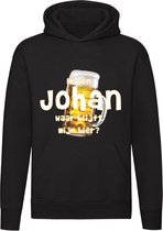 Je suis Johan, où est ma bière Sweat à capuche - café - pub - fête - festival - boire - alcool - alcool - naam - pull - pull - capuche