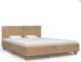 vidaXL - Bedframe - handgeweven - echt - rattan - 180x200 - cm