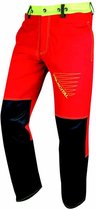 Pantalon Francital Prior Move 4 Way Stretch Chainsaw Classe 1 - Rouge/Jaune - Taille: M - Rouge Jaune