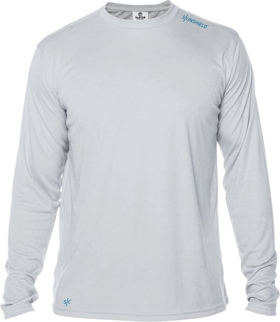 SKINSHIELD - UV-sportshirt met lange mouwen voor heren - FACTOR 50+ Zonbescherming - UV werend - S