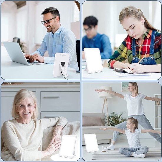 Daglichtlamp met Timer & Dimfunctie - 10.000 lux - Lichttherapielamp - SAD lamp - Lichttherapie - Zonlicht lamp - Hobby lamp