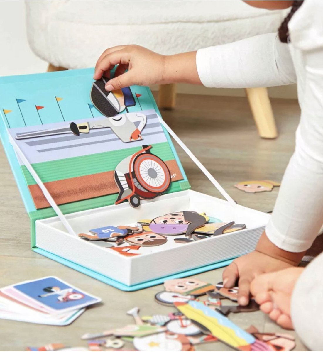 Janod - Magnetibook - Sporten - Magneetboek Speelset — afbeelding 8