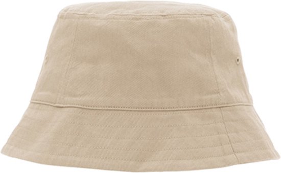 Fairtrade Bucket Hat 100% Katoen Sand - S/M