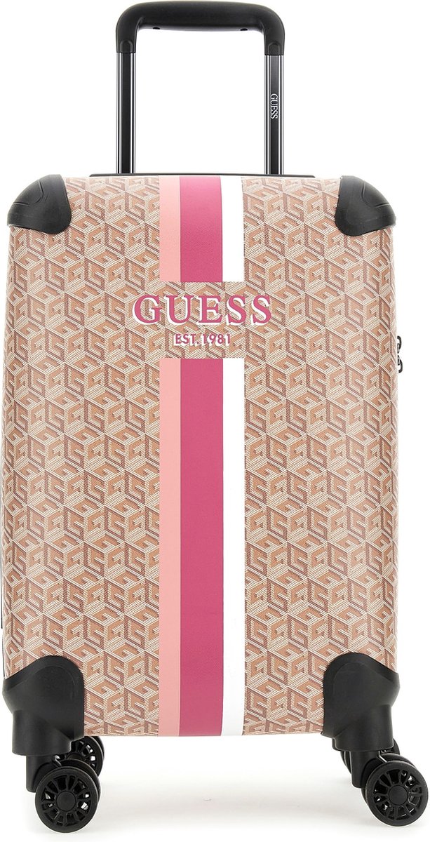 Valise GUESS Wilder 18 Pouces - 8 Roues - Rose Blush - NEUVE