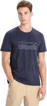 Icebreaker Central Classic Story T-shirt Met Korte Mouwen Blauw XL Man