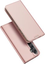 Dux Ducis - Étui de téléphone adapté au Samsung Galaxy S23 FE - Skin Pro Book Case - Or Rose