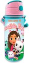 foto van Gabby`s Dollhouse Drinkfles - Roze Fles - Lunch - Gabby`s Poppenhuis - School Beker - 600 ml