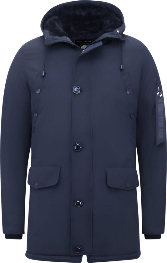 Parka Heren Jassen - Gewatteerde Jassen - 7103 - Blauwe jas