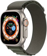 Alpine Loop bandje - 49mm - Groen - Geschikt voor Apple Watch Ultra