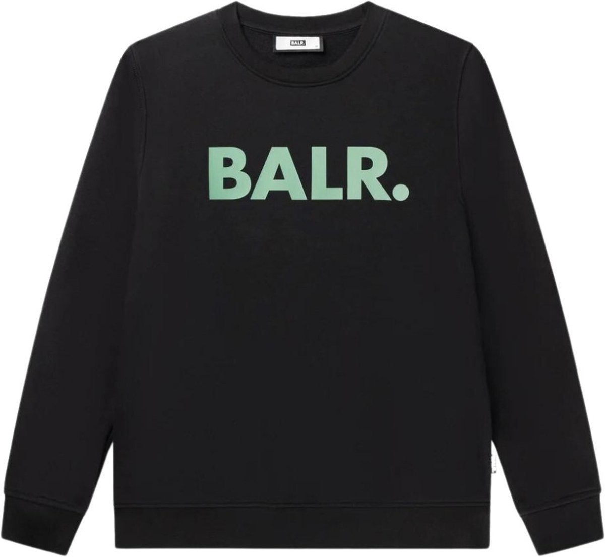 BALR. Trui Zwart maat L Brand straight crewneck sweaters zwart