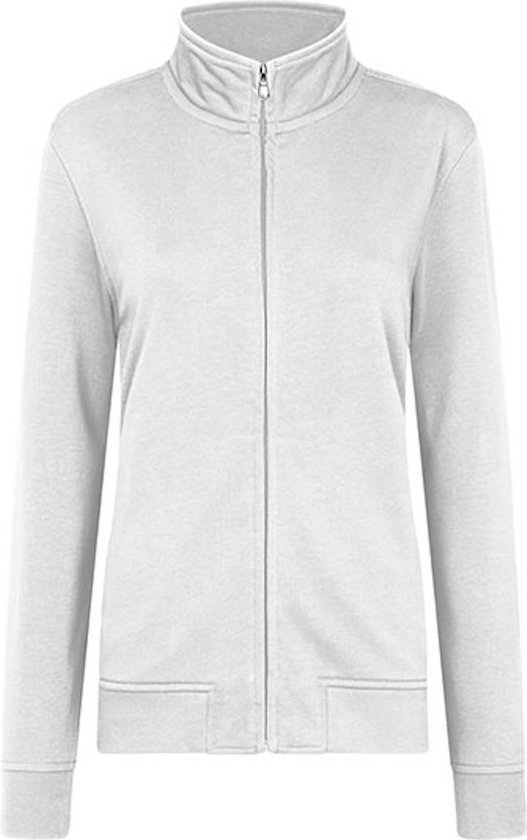 Damesvest 'Premium Full Zip' met zijzakken White - M