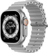 Ocean bandje - 49mm - Lichtgrijs - Geschikt voor Apple Watch Ultra