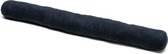 Wicotex- Boudin de porte Porte ronde 10x90 cm - Rouleau de tirage couleur noir - Coussin de tirage pour portes et Fenêtres - Rouleau de tirage extra lesté avec du sable