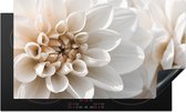 KitchenYeah® Inductie beschermer 89.6x51.6 cm - Bloemen - Wit - Natuur - Kookplaataccessoires - Afdekplaat voor kookplaat - Inductiebeschermer - Inductiemat - Inductieplaat mat - Keuken decoratie