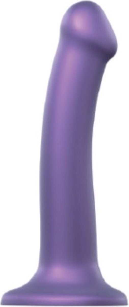 Goedkoopste Strap on Me Dildo Metallic Paars - Medium