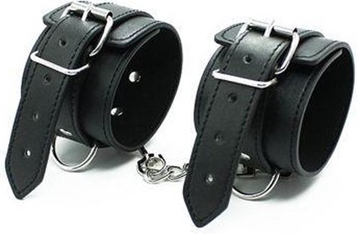 Goedkoopste FETISH ARTS - BLACK HANDCUFFS WITH BUCKLE