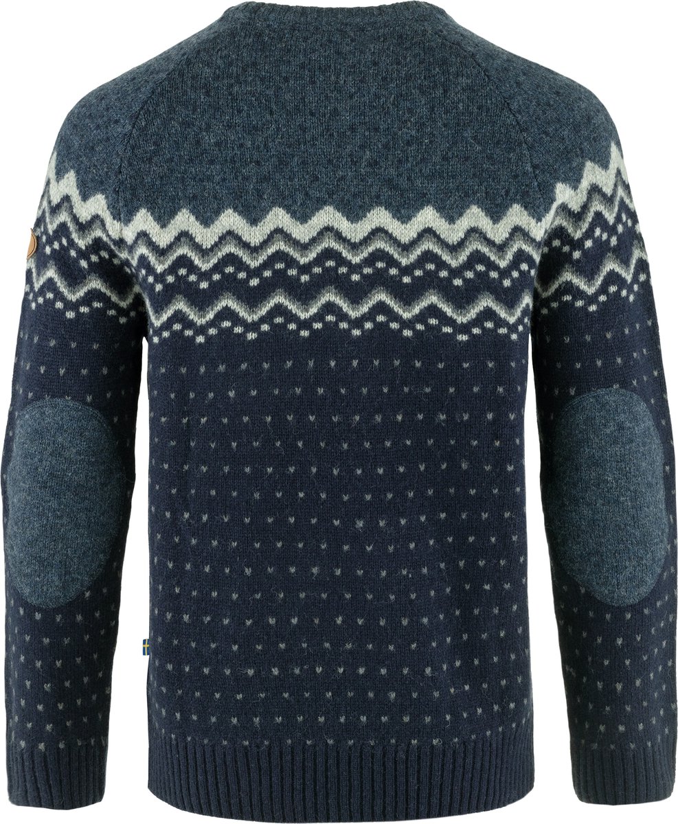 Fjällräven Övik Knit Sweater Men Trui Heren Dark -mountain Blauw