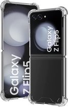Hoesje geschikt voor Samsung Galaxy Z Flip 5 – Shock Proof Case – Cover Transparant
