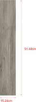 Bol.com PVC Laminaat Kathi - Zelfklevend - Set van 28 - Stonewashed eik - 392 m² aanbieding