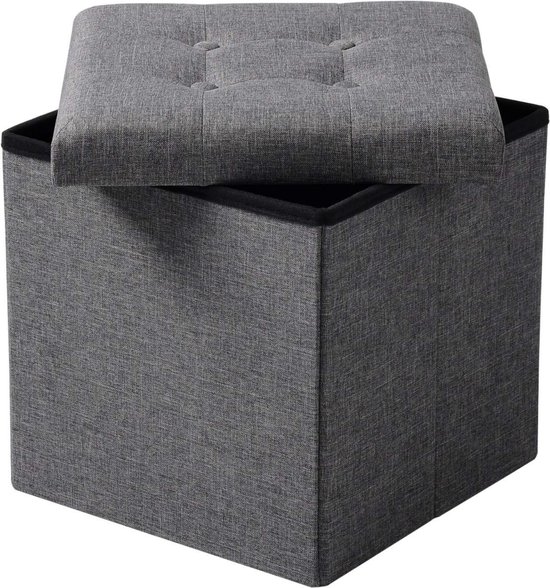 HOMCOM opbergkist, speelgoeddoos, MDF, 2 handvatten