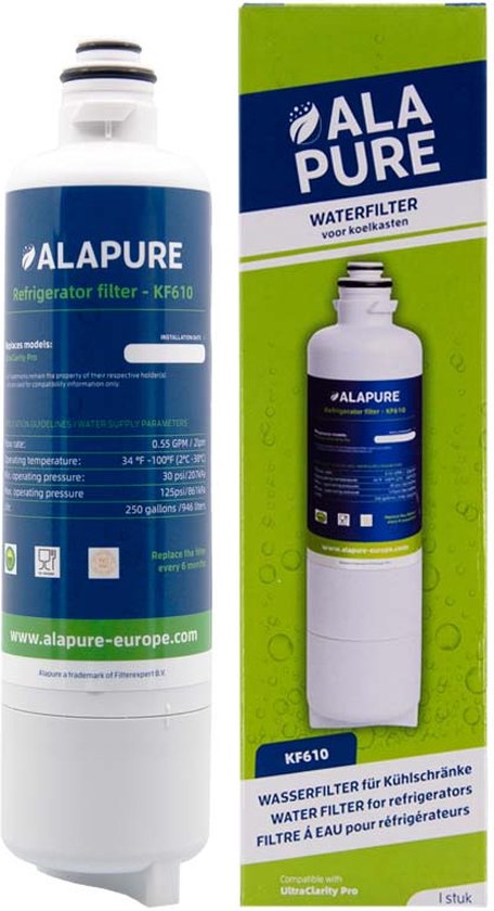 Foto: Alapure waterfilter geschikt voor siemens 11032518 ks50zucp ultraclaritypro