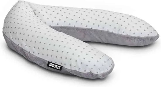 Snoozzz Voedingskussenhoes – Extra zachte hoes voor voedingskussen – extra zacht Mini ster - 185 cm