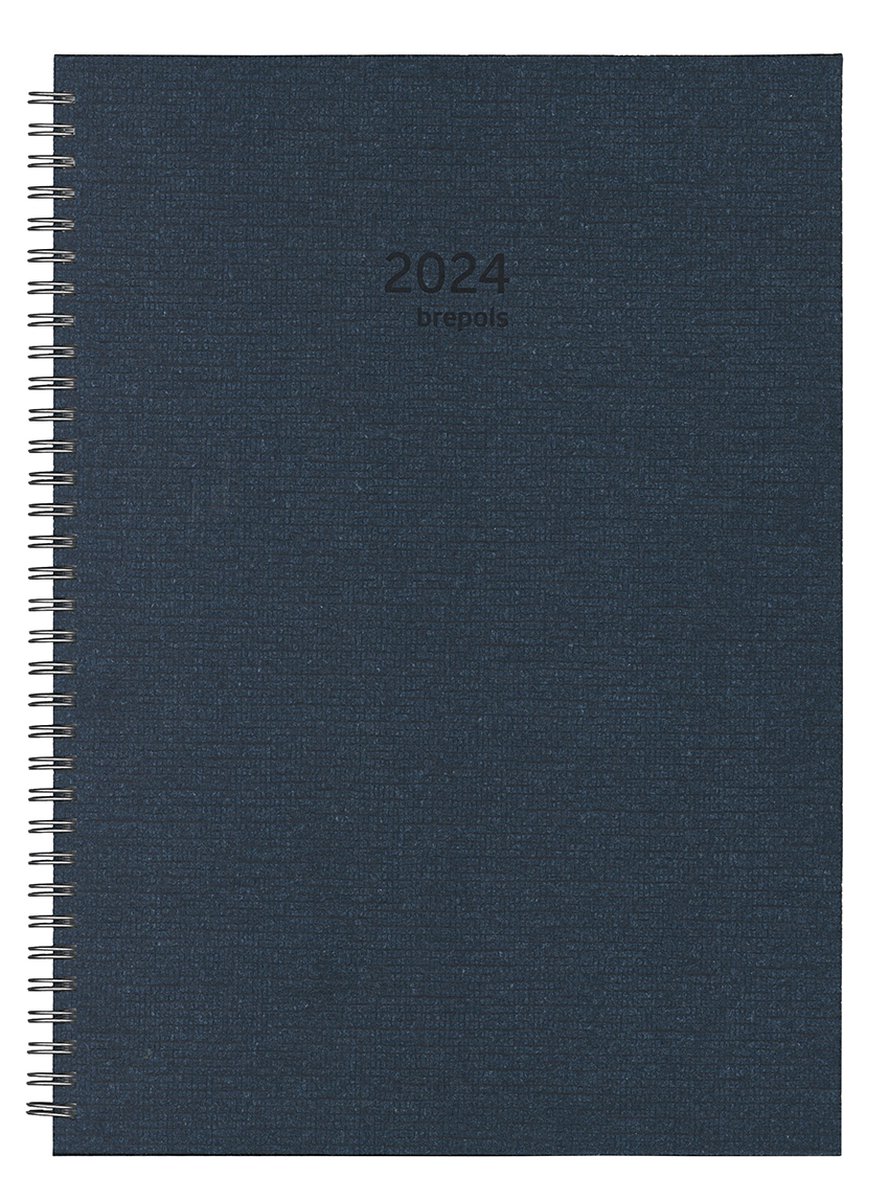 Brepols agenda Ecotiming, Kazar, assorti, 2024, à reliure spirale bij  VindiQ Office