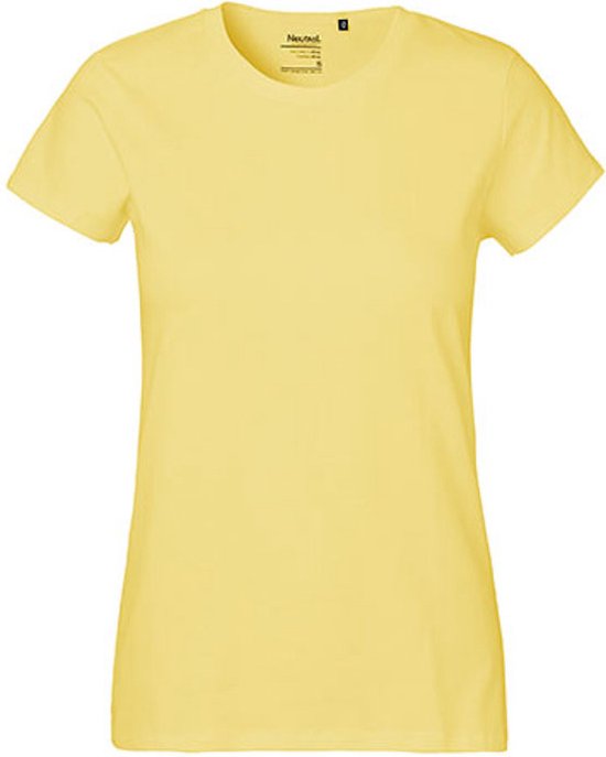 Ladies´ Classic T-Shirt met ronde hals Dusty Yellow - M