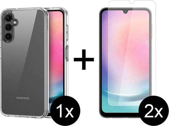 PACK INTEGRAL COQUE SOUPLE + VERRE TREMPE 9H 2.5D POUR SAMSUNG