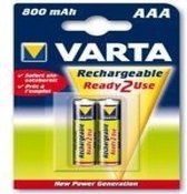 Varta oplaadbare batterijen/batterijen Power Batterij AAA 800 mAh
