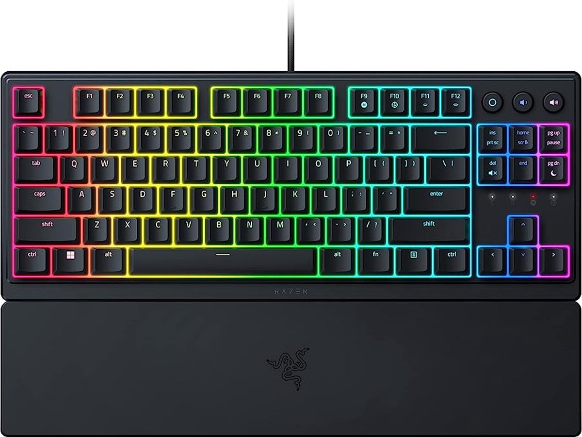 Razer Ornata V3 Tenkeyless - Low Profile Gaming Keyboard - US Layout