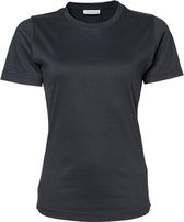 Women´s Interlock T-shirt met korte mouwen Dark Grey - S