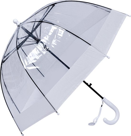 Juleeze Parapluie pour enfants Ø 65x65 cm Transparent Plastique