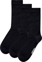 Apollo | Bamboe sokken basic | Zwart | Maat 43/46 | 3 paar Bamboe sokken basic heren | Naadloze sokken | Bamboe | Bamboo