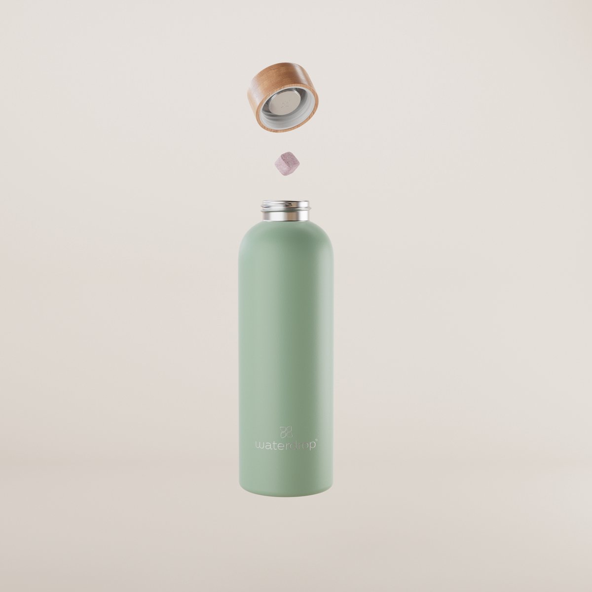 waterdrop® Starterset Metals - 1 bouteille d'eau 600 ml + 18 Microdrinks à  dissoudre