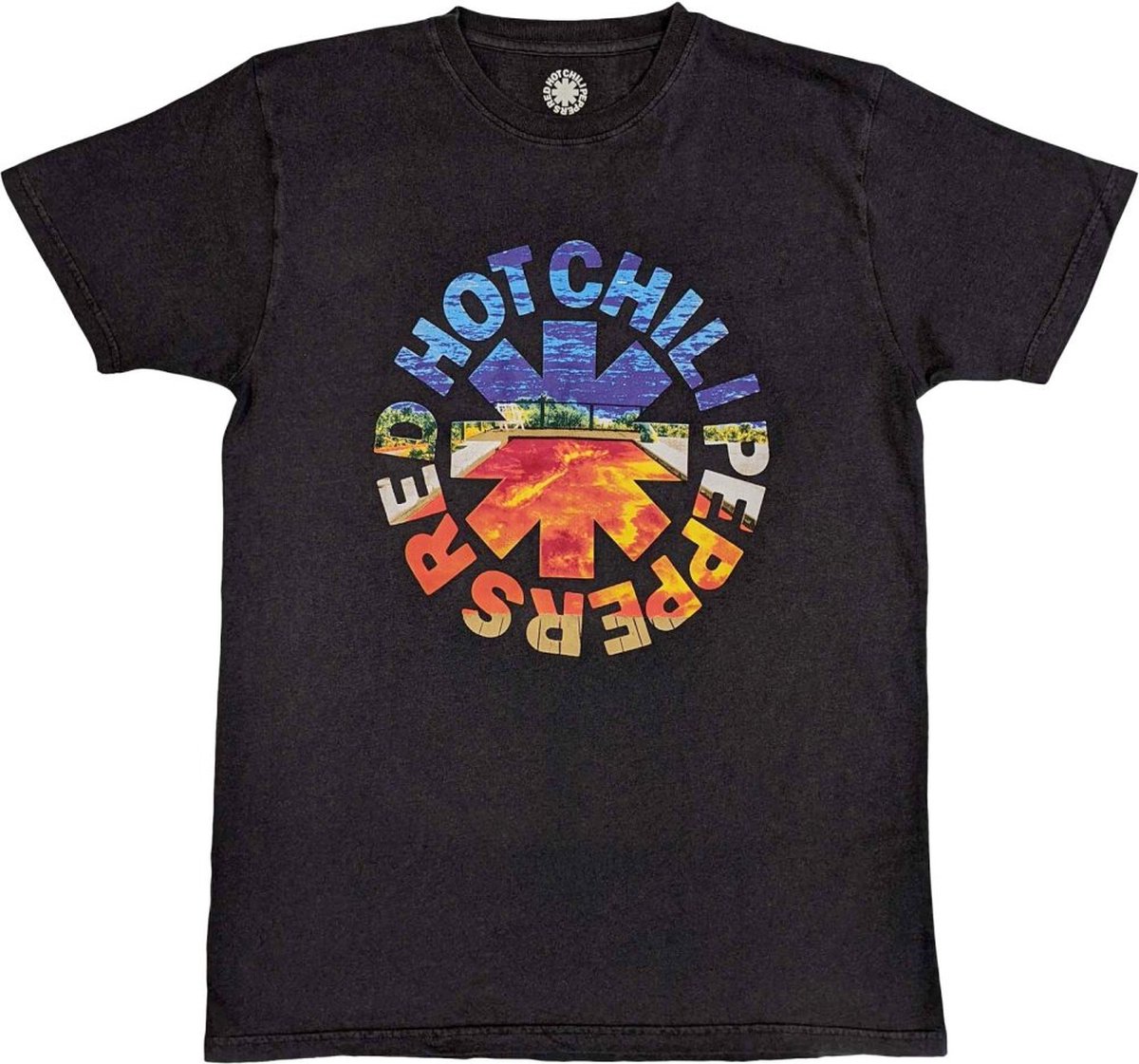 Red Hot Chili Peppers - Californication Asterisk Heren T-shirt - S - Zwart - Red Hot Chili Peppers